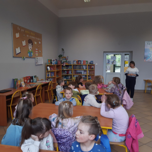Z wizytą w bibliotece szkolnej
